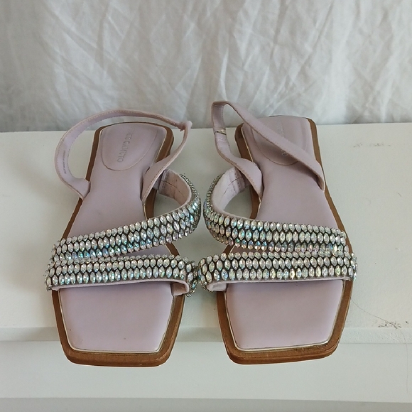 Vince Camuto Shoes - Vince Camuto Lavender Sandals with Rhinestones